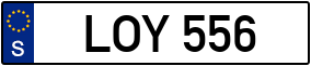 Truck License Plate